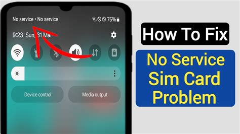 switched sim card no service